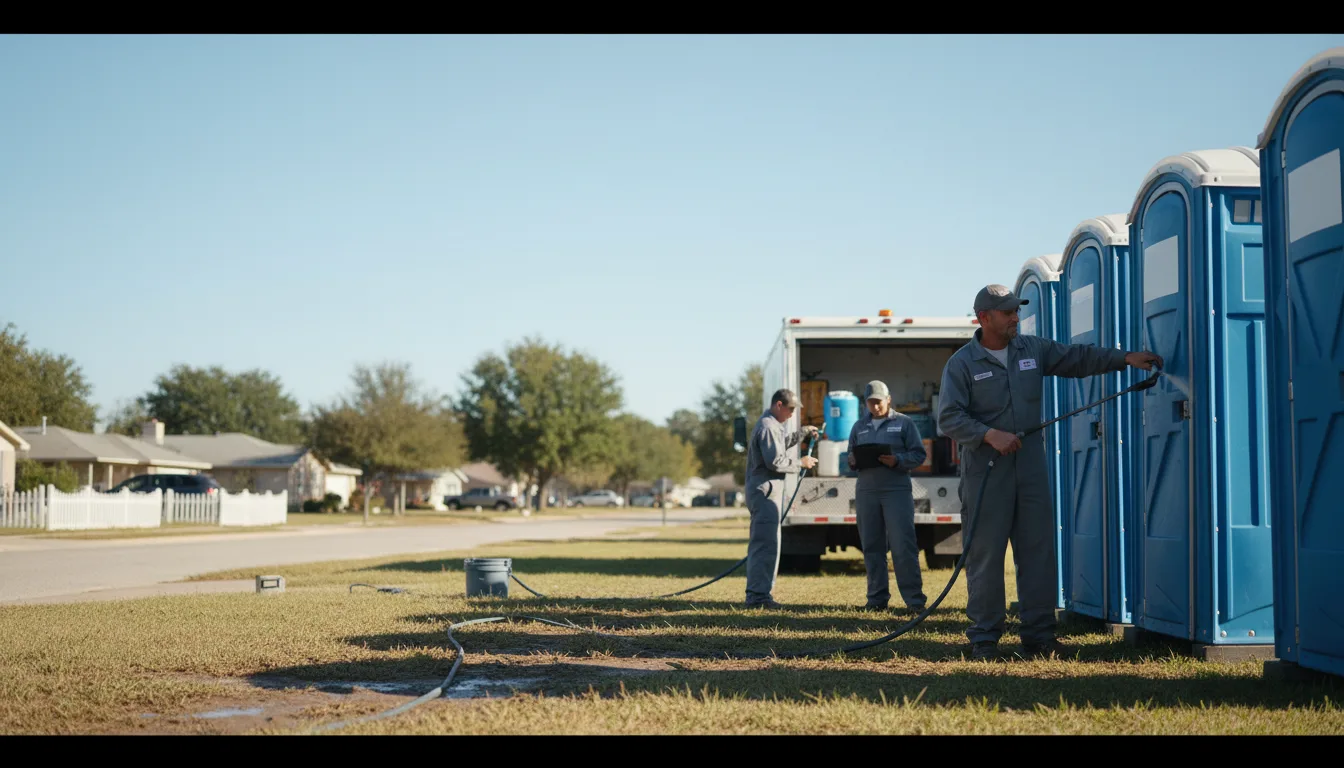 Long-Term Portable Toilet Rental in Twin Oaks, OK near me